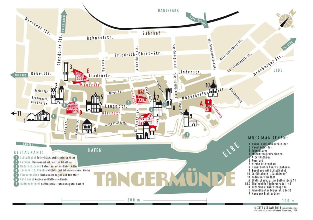 Töpferhof 1 Lägenhet Tangermünde Exteriör bild